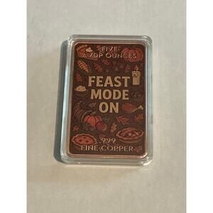 Limited FIVE colored AVDP OUNCES FINE COPPER